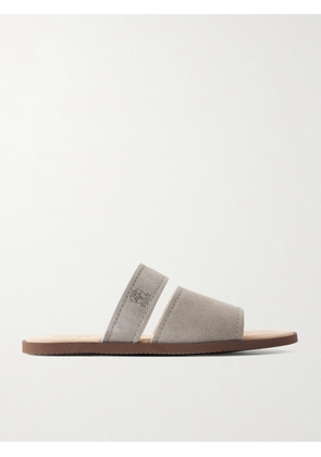Brunello Cucinelli - Suede Summer Shoes - Men - Brown - EU 40