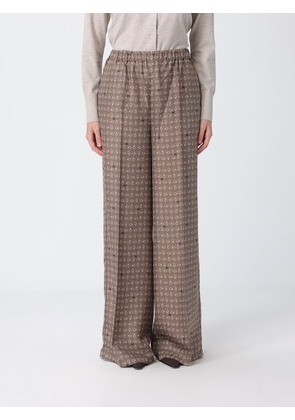 Pants MAX MARA Woman color Mud