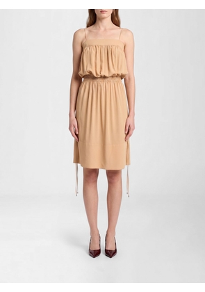 Dress SAINT LAURENT Woman color Beige
