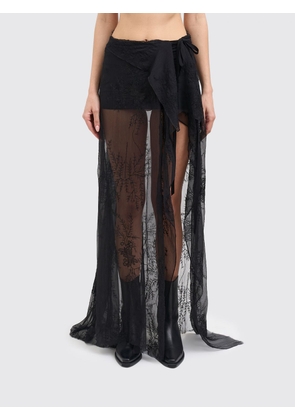 Skirt ANN DEMEULEMEESTER Woman color Black