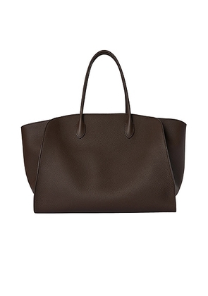 The Row Marlo Tote in Deep Brown Ans - Brown. Size all.