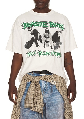 SAINT Mxxxxxx Beastieboys Btb Short Sleeve Tee in White - White. Size L (also in M, XL/1X).
