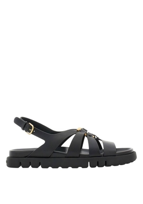Ferragamo Gancini Ornament Flat Sandals