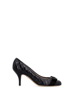 Ferragamo Quilted Vara Bow Pumps