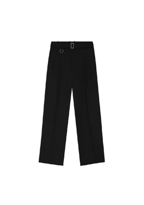 Etudes Mens Black Wide-Leg Trousers