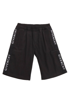 Givenchy Kids Logo-Tape Bermuda Shorts