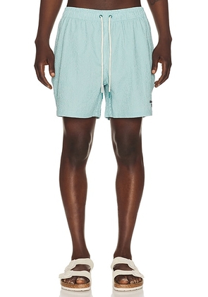 Barbour Somerset Swim Short in Light Teal - Teal. Size L (also in M, S, XL/1X).