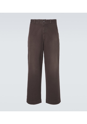 A.Presse Vintage cotton wide-leg pants