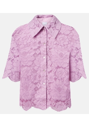 Patou Cotton-blend lace shirt