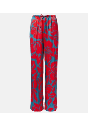Dries Van Noten Floral palazzo pants