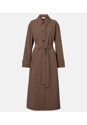 Rohe Checked belted coat