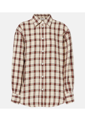 Rohe Checked linen shirt