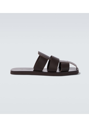Ancient Greek Sandals Andreas leather fisherman sandals