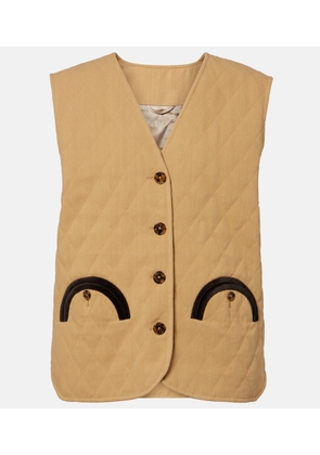 Blaze Milano Suffolk quilted cotton vest