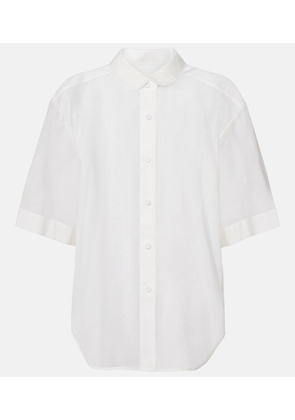 Rohe Embroidered cotton muslin top