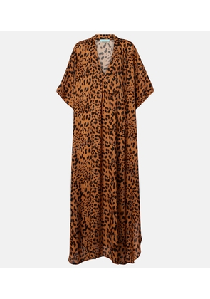 Melissa Odabash Vanessa leopard-print kaftan