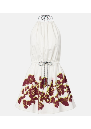 Alemais Haze floral cotton minidress
