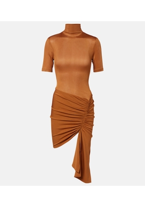 Christopher Esber Fusion ruched minidress