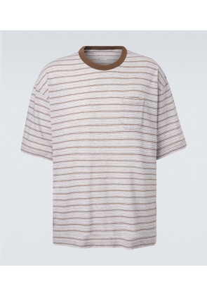 Visvim Mondo Border wool and cotton T-shirt