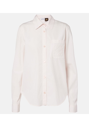 Loewe Paula's Ibiza Anagram cotton poplin shirt