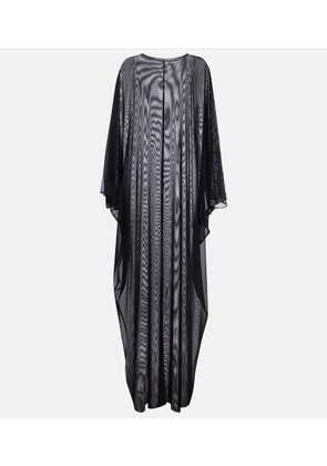 Norma Kamali Sheer mesh kaftan