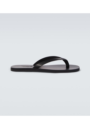 Ancient Greek Sandals Solon leather thong sandals