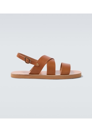 Ancient Greek Sandals Miltos leather slingback sandals