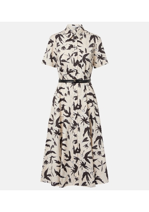 Altuzarra Kiera printed cotton-blend shirt dress