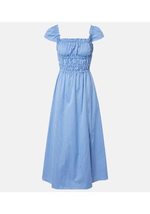 Altuzarra Striped cotton midi dress