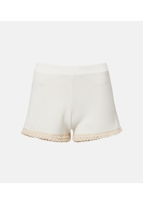 Stella McCartney Crochet cotton shorts