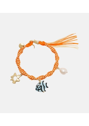 Alemais Calypso macrame charm bracelet