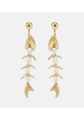 Alemais Calypso embellished drop earrings