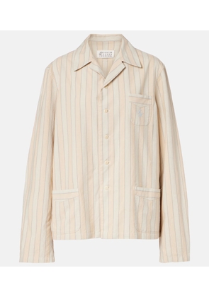 Maison Margiela Striped cotton shirt