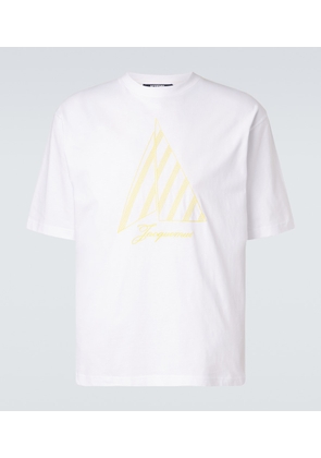 Jacquemus Voilier embroidered cotton jersey T-shirt