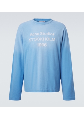 Acne Studios Distressed cotton-blend jersey T-shirt