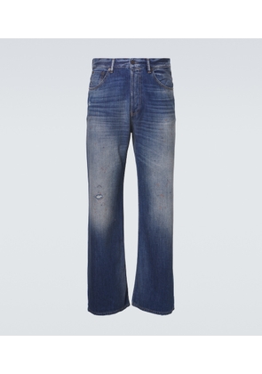 Acne Studios 2021 distressed wide-leg jeans