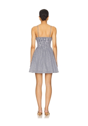 Elodie the Label Leona Mini Dress in Navy. Size S. Also in L, M, XL, XS.