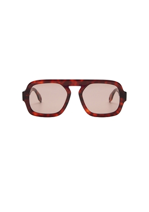 Elisa Johnson Jane Sunglasses in Red.