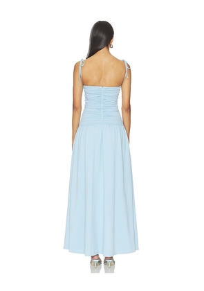 ALL THE WAYS Orelia Maxi Dress in Baby Blue. Size L. Also in S.