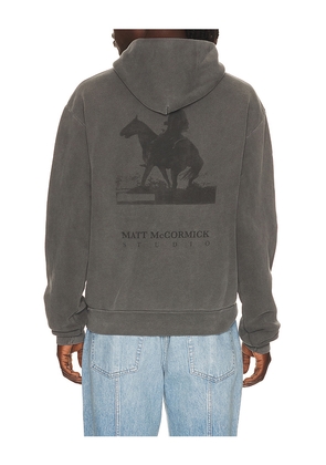 Austin Post x Matt McCormick Among The Low Light Pullover Hoodie in Black. Size L. Also in M, S, XL/1X, XXL/2X.