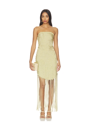 Cult Gaia Edina Dress in Metallic Gold. Size L. Also in M, S, XL, XS, XXS.