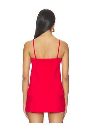 Cult Gaia Lennon Top in Red. Size L. Also in XXS, XS, S, M, XL.