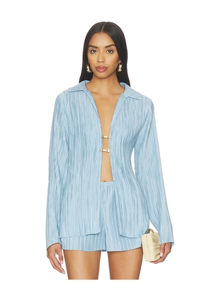 Cult Gaia Clarabelle Top in Baby Blue. Size L. Also in XS, S, M, XL.