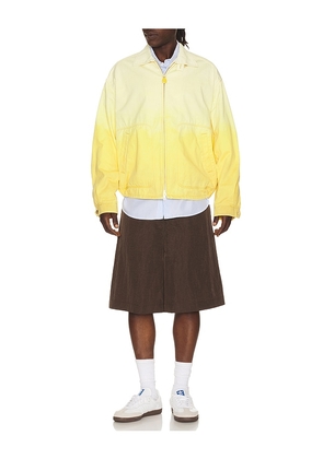 Beams Plus Short Blouson Gradation Print in Lemon. Size L. Also in S, M.