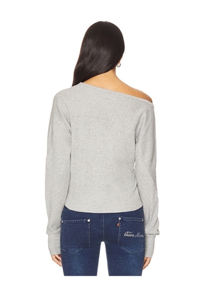 Free People x We The Free Jess Long Sleeve In Heather Grey in Grey. Size S. Also in XS, M, L, XL.