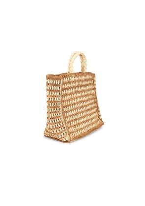 Hat Attack Melody Tote Bag in Tan,Neutral.