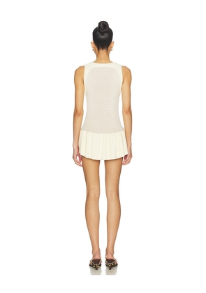 ISA BOULDER Routine Dress in Cream. Size L. Also in XS, S, M.