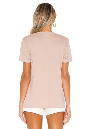 Lovers and Friends Feel Good Tee in Blush. Size L. Also in XXS, XS, S, M.