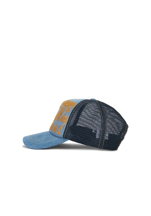 Jungles Fuck All To Do Trucker Cap in Blue.