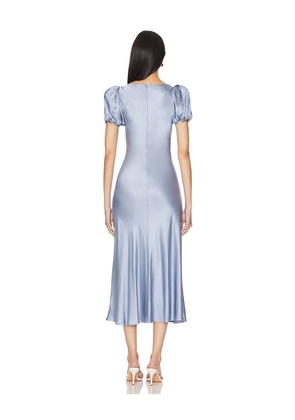 LPA Celeste Midi Dress in Slate. Size L. Also in M, S.